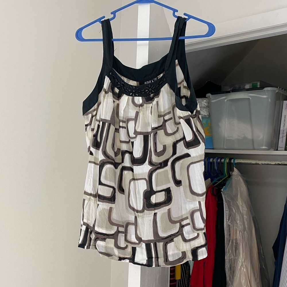 Patterned Tank Top